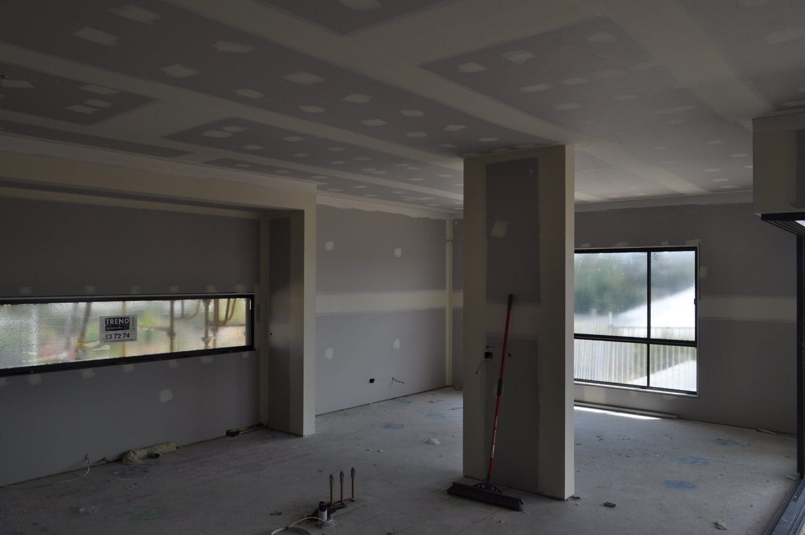 Plastering in progress North Brisbane 16