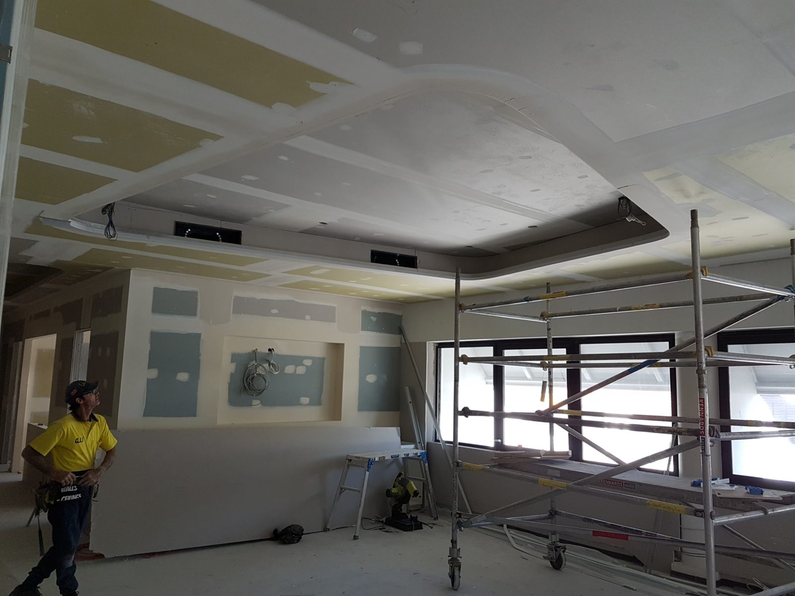 Plaster repair before and after North Brisbane 6