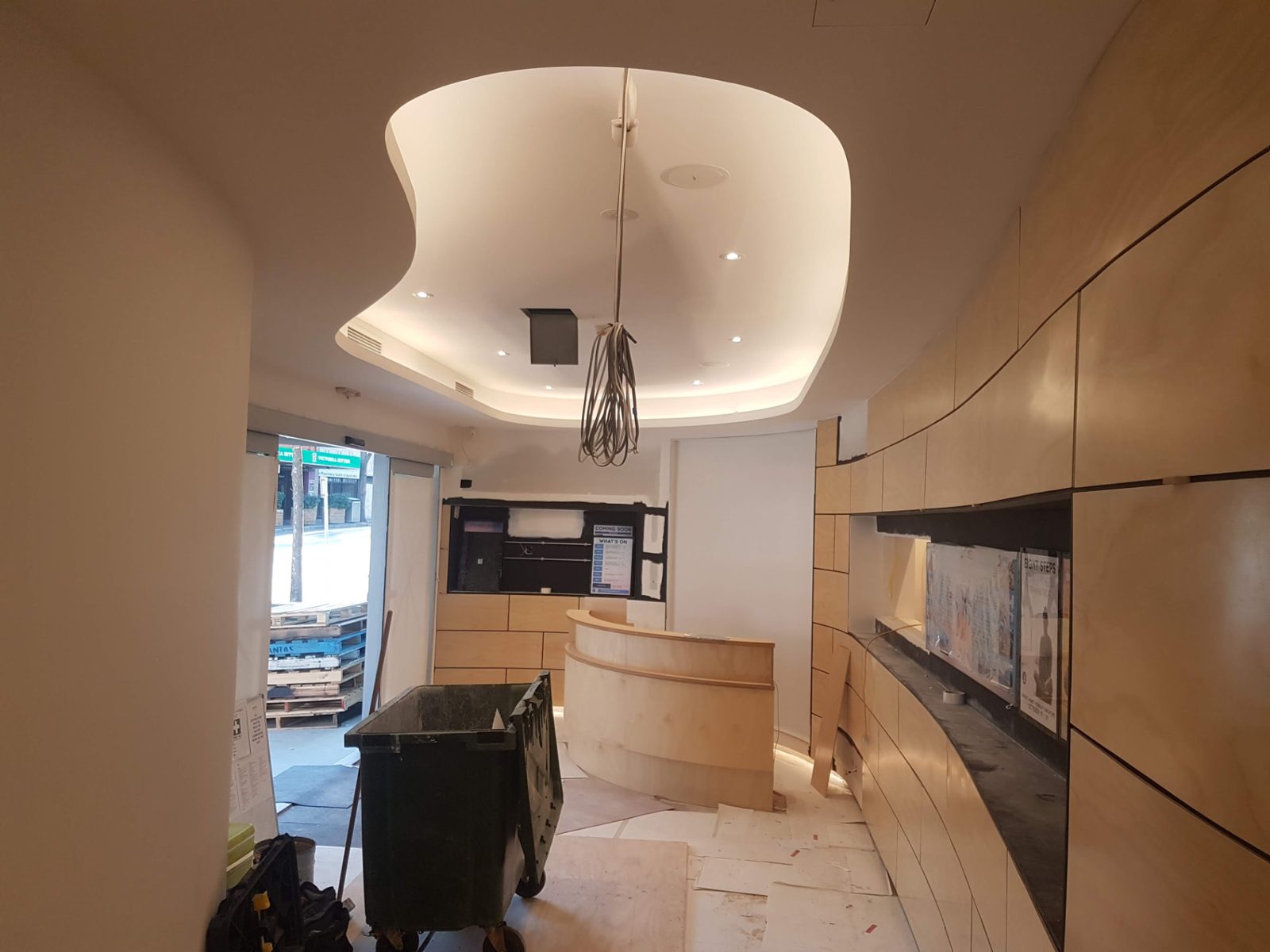 Plaster repair before and after North Brisbane 4