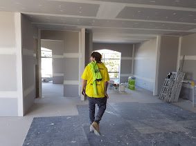 Plastering in progress North Brisbane 2