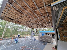 Plastering in progress North Brisbane 8