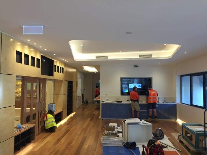 Plaster repair before and after North Brisbane 8