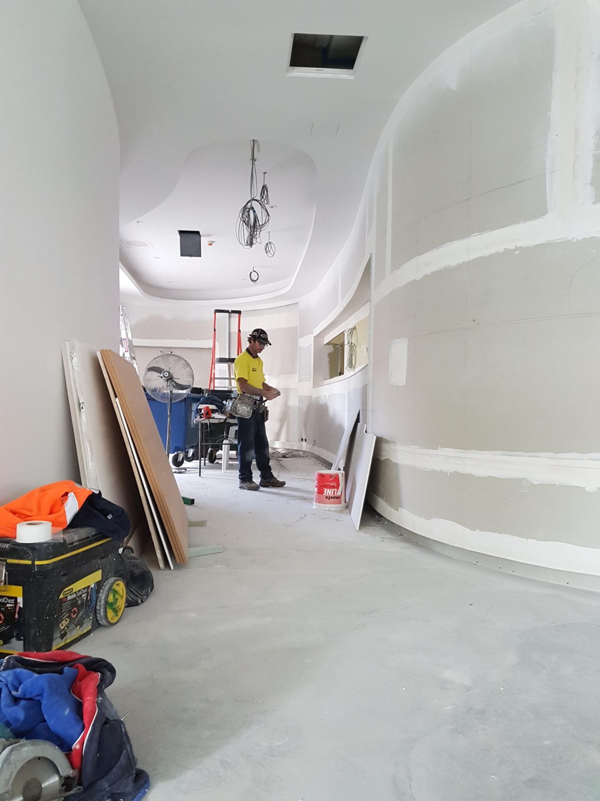 Plaster repair before and after North Brisbane 3