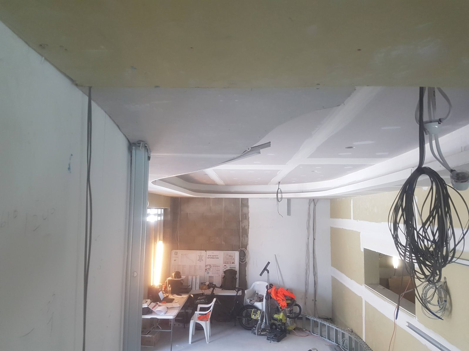Plaster repair before and after North Brisbane 2