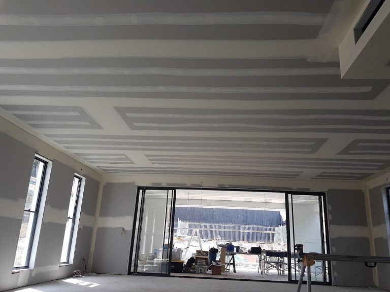 Plastering in progress North Brisbane 12