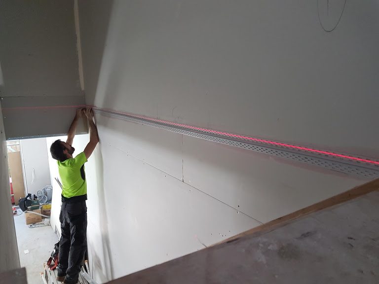 Plastering in progress North Brisbane 13