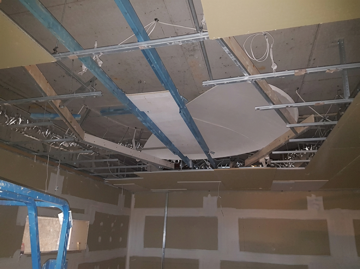 Plastering in progress North Brisbane 3